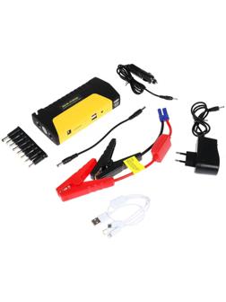 Пуско-зарядное устройство 10000 мАч, 3 LED, 2USB, DC 12V,