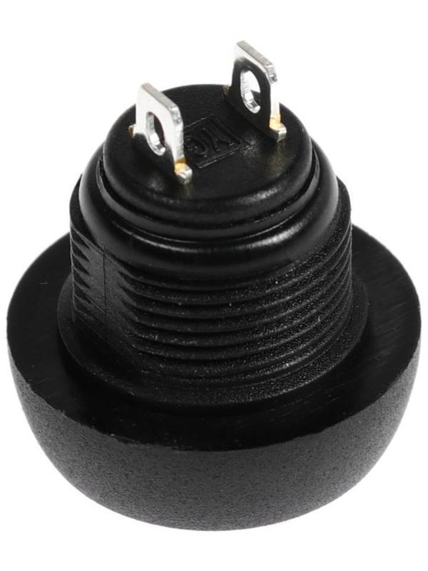 Выключатель-кнопка, 250 В, 1 А, ON-OFF, 2с, d=12 мм, без фиксации, красная