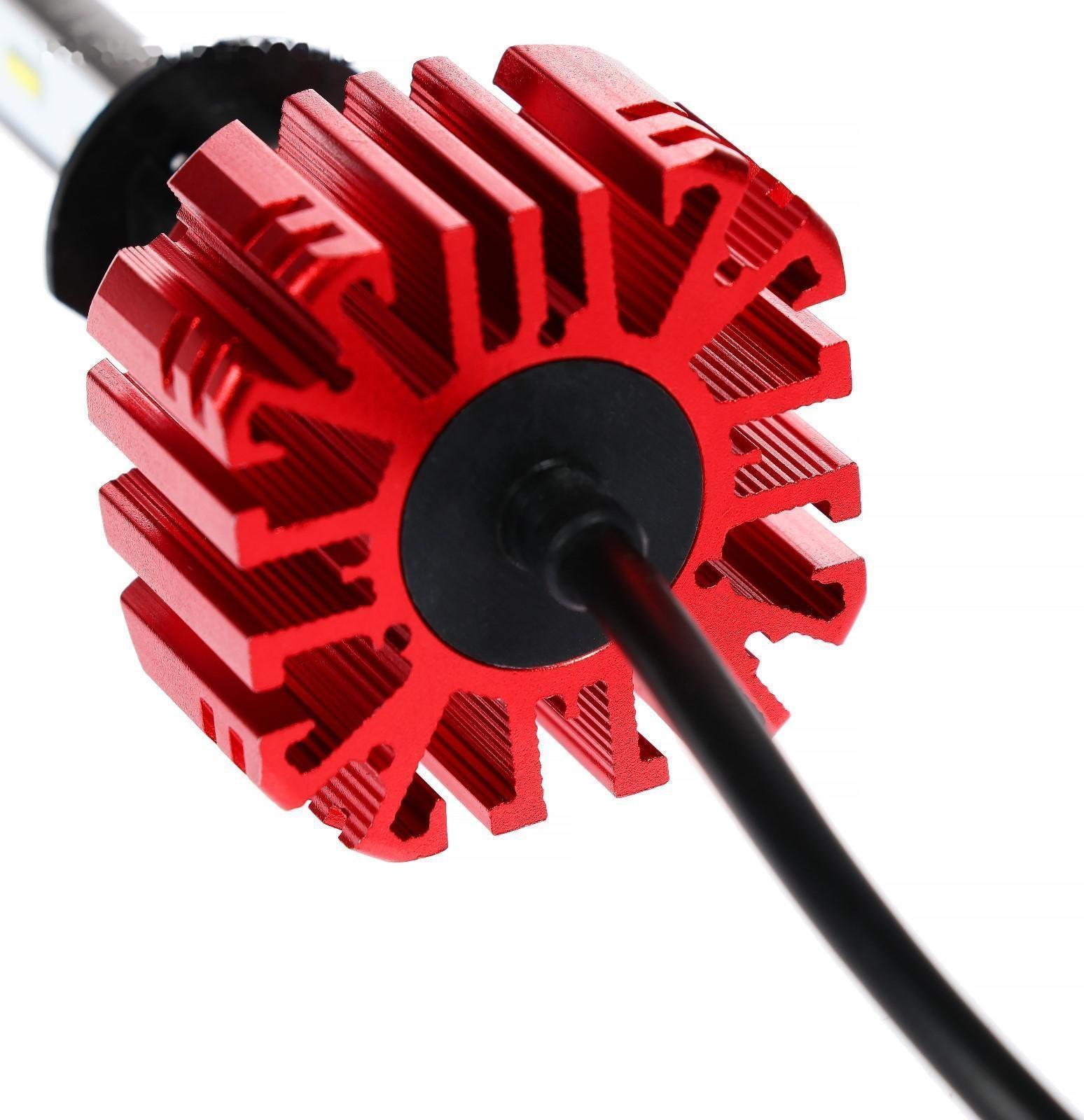 Автолампа светодиодная Н1, 72 Вт, 5000 Лм, 6500 К, IP65, набор 2 шт