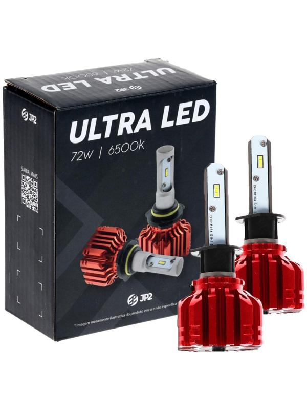 Автолампа светодиодная Н1, 72 Вт, 5000 Лм, 6500 К, IP65, набор 2 шт