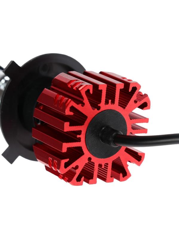 Автолампа светодиодная Н4, 72 Вт, 5000 Лм, 6500 К, IP65, набор 2 шт