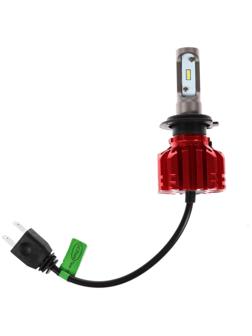 Автолампа светодиодная Н7, 72 Вт, 5000 Лм, 6500 К, IP65, набор 2 шт