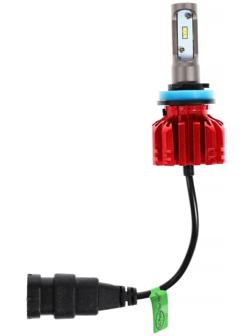 Автолампа светодиодная Н11, 72 Вт, 5000 Лм, 6500 К, IP65, набор 2 шт