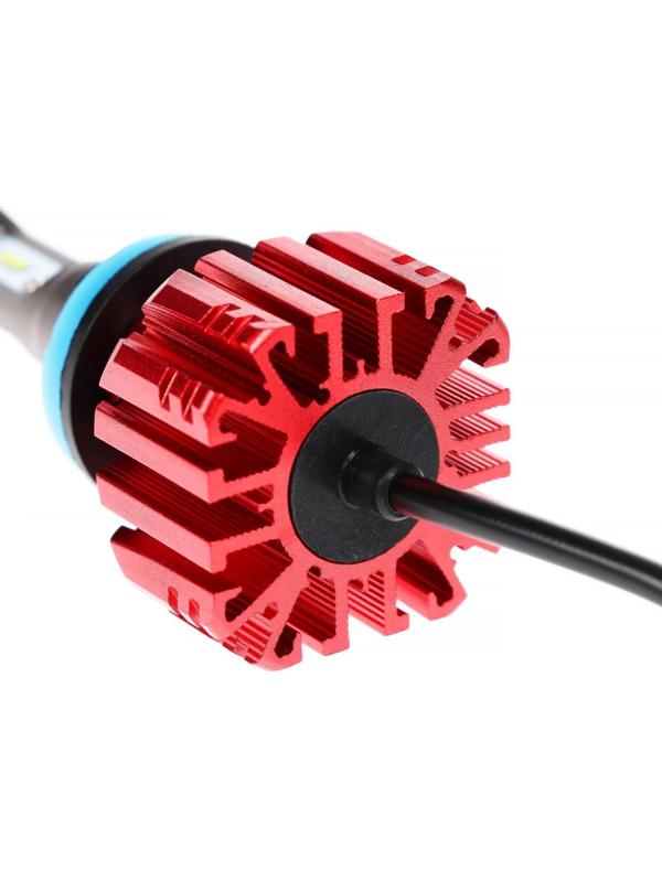 Автолампа светодиодная Н11, 72 Вт, 5000 Лм, 6500 К, IP65, набор 2 шт