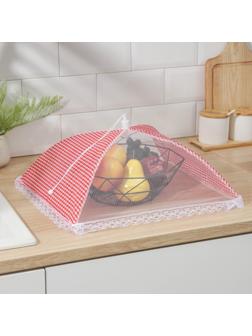 Термокрышка для еды «Клетка», 35×35×22 см, цвет МИКС