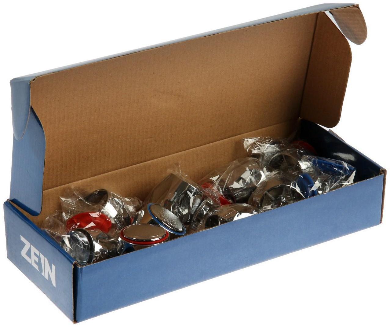 Ручка на смеситель ZEIN Z002, для кран-букс со штоком под квадрат, пластик, цвет хром