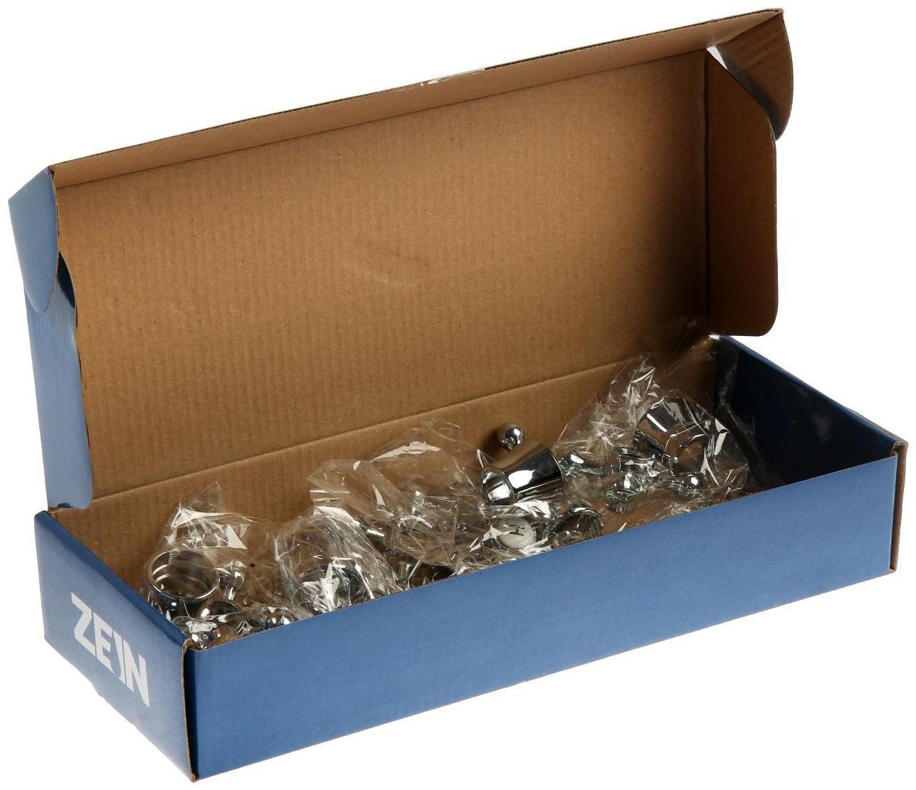 Ручка на смеситель ZEIN Z201, для кран-букс со штоком на 24 шлица, цинк, цвет  хром