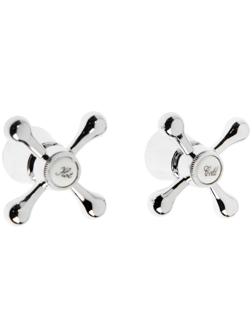 Ручка на смеситель ZEIN Z201, для кран-букс со штоком на 24 шлица, цинк, цвет  хром