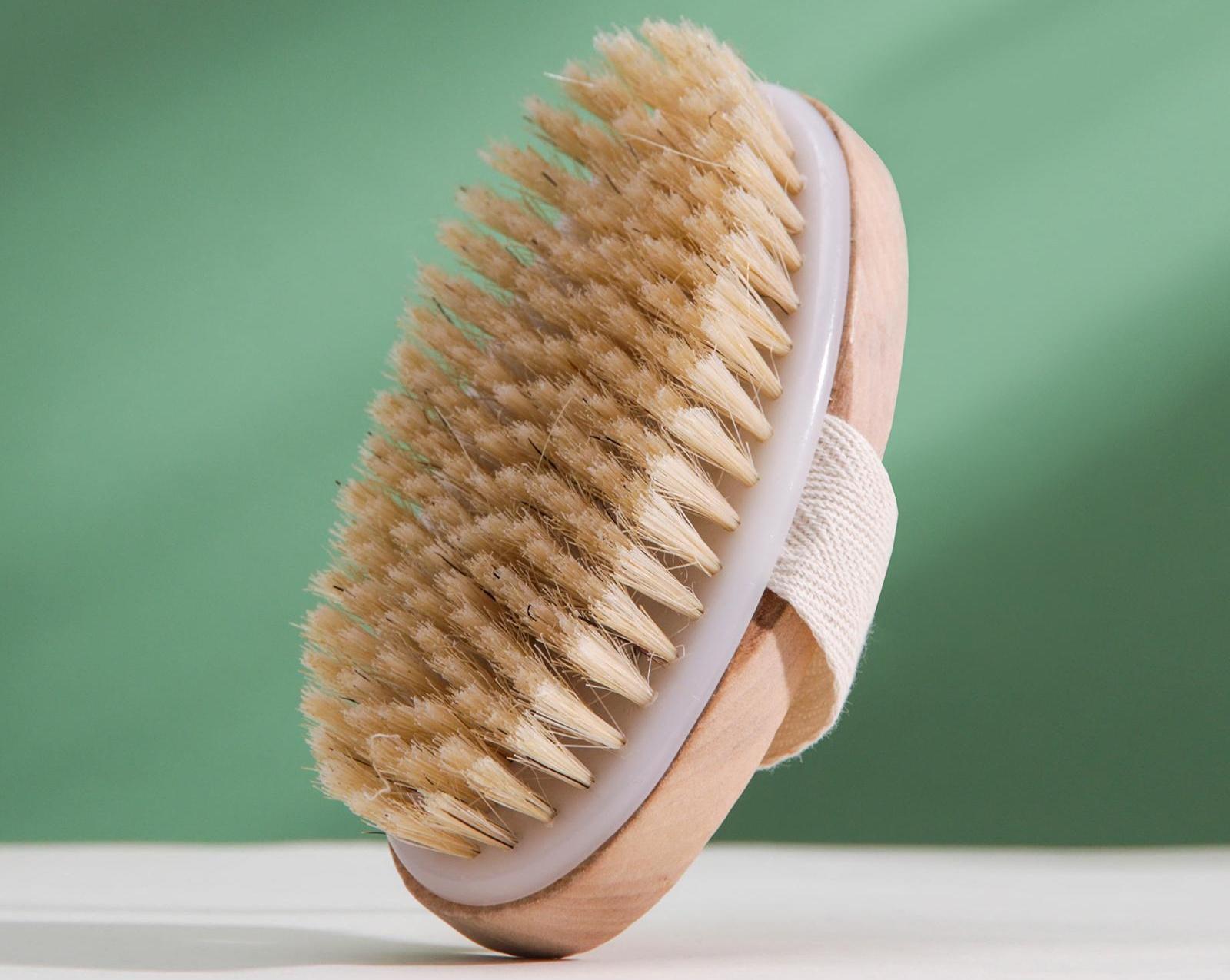 Щётка массажная для тела Доляна, натуральная щетина