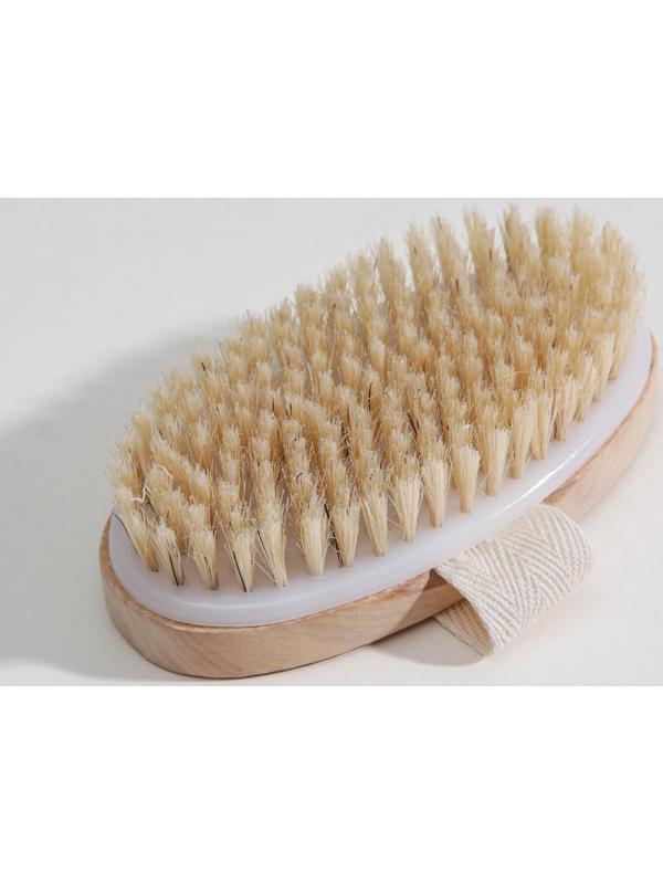 Щётка массажная для тела Доляна, натуральная щетина