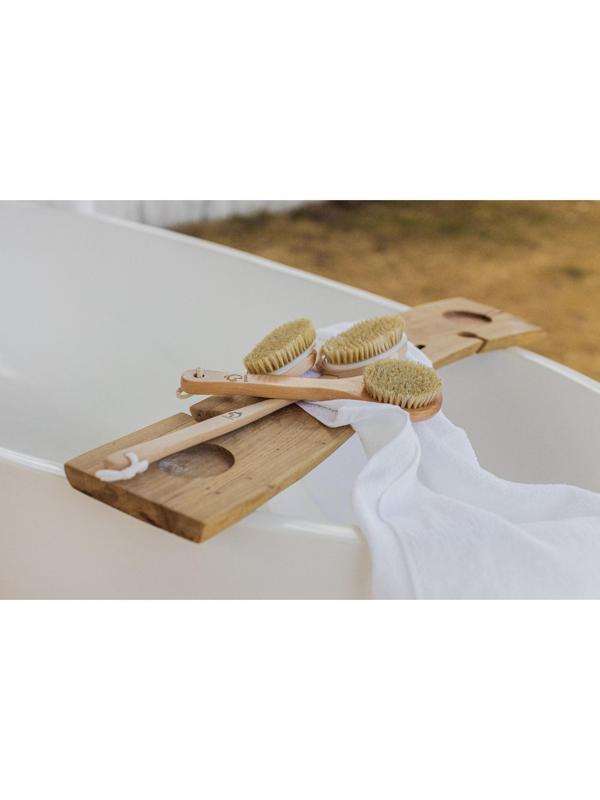 Щётка массажная для тела Доляна, натуральная щетина