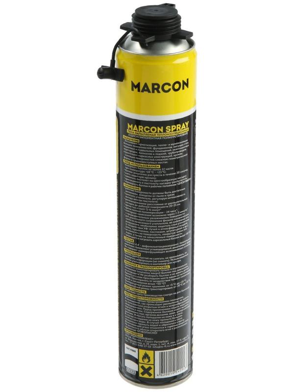 Утеплитель напыляемый MARCON SPRAY PROF, пенополиуретановый, 1000 мл