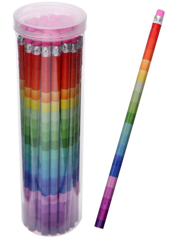 Карандаш чернографитный с ластиком 