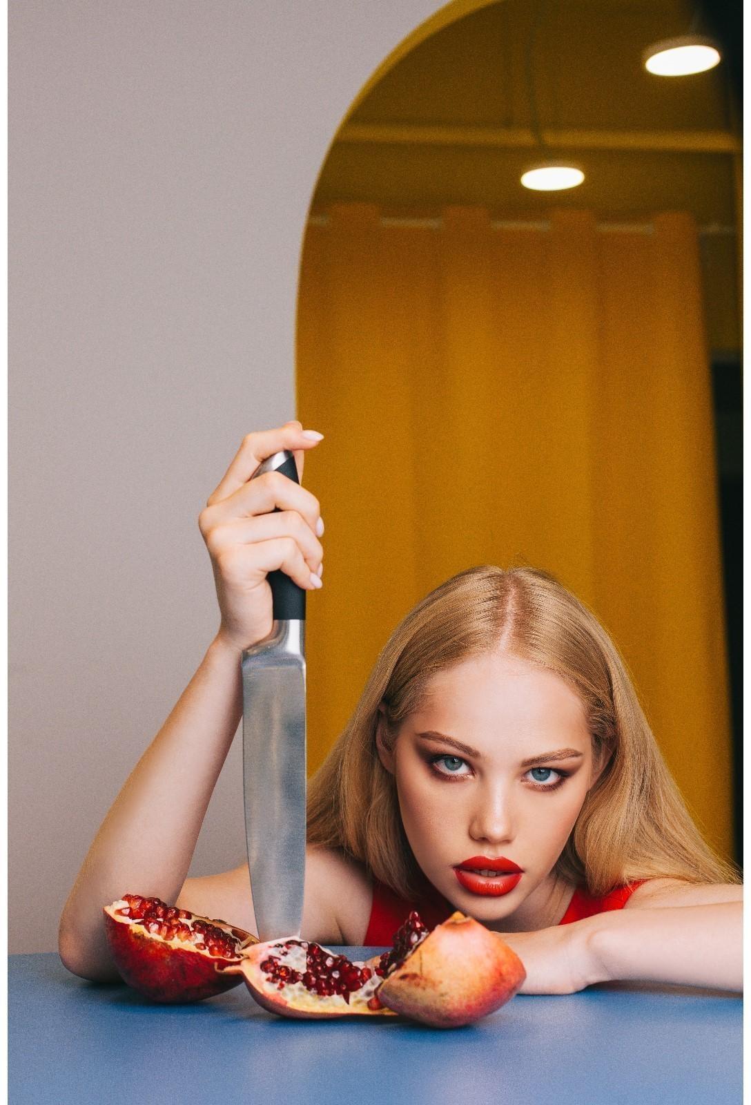 Нож кухонный Доляна Venus, лезвие 20 см