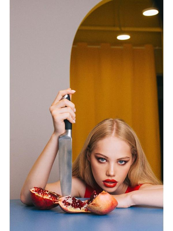 Нож кухонный Доляна Venus, лезвие 20 см