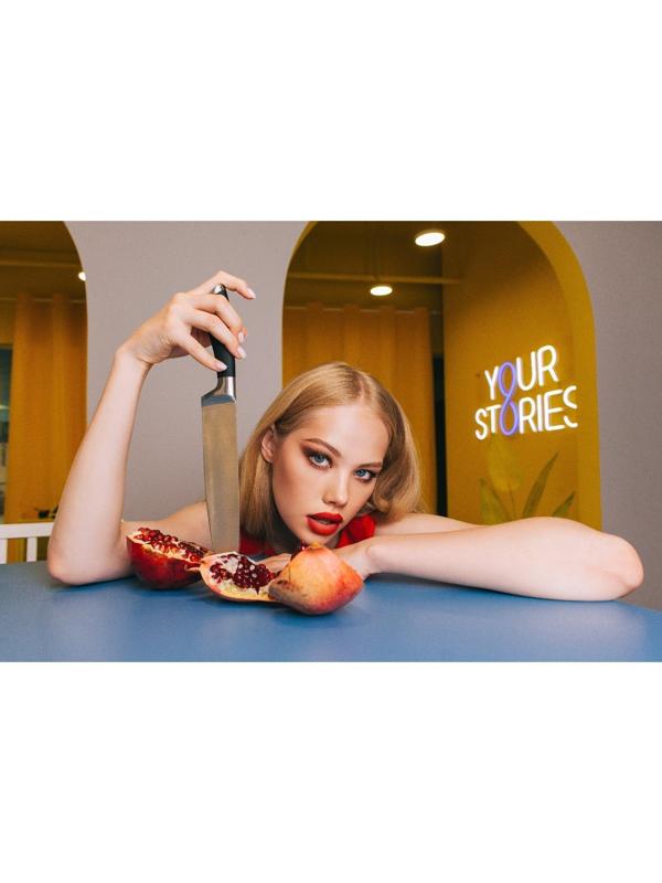 Нож кухонный Доляна Venus, лезвие 20 см