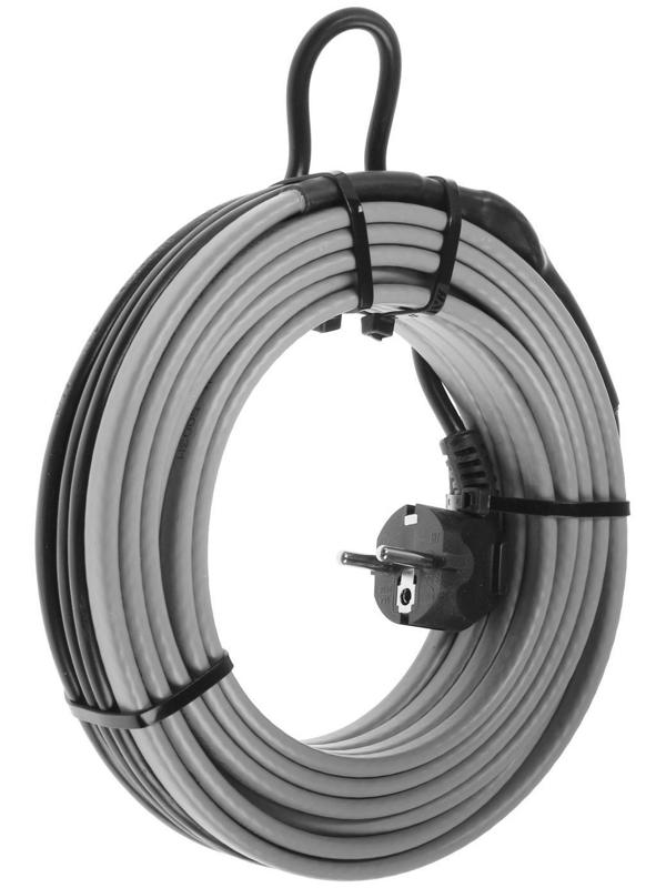 Саморегулирующийся греющий кабель SRL 16-2CR, 16 Вт/м, комплект, на трубу 10 м