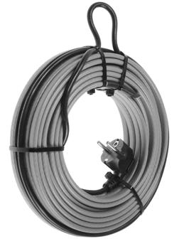 Саморегулирующийся греющий кабель SRL 16-2CR, 16 Вт/м, комплект, на трубу 15 м