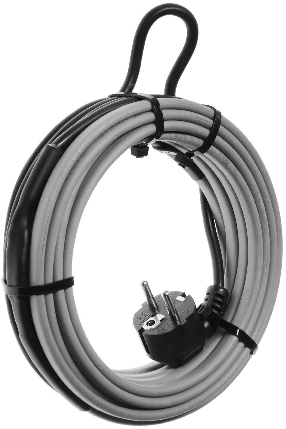 Саморегулирующийся греющий кабель SRL 16-2CR, 16 Вт/м, комплект, на трубу 6 м