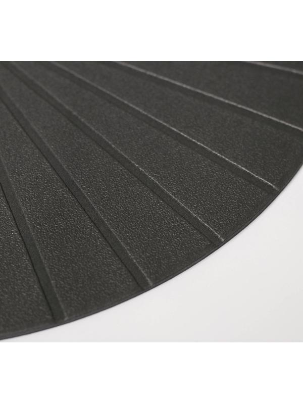 Салфетка сервировочная на стол «Ра», d=36 см, цвет серый / 1 шт.