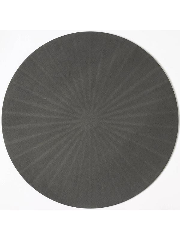 Салфетка сервировочная на стол «Ра», d=36 см, цвет серый / 1 шт.
