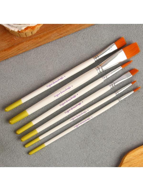 Набор кондитерских кистей «Волшебство», 6 шт