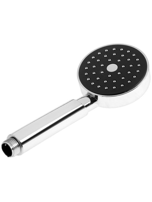 Душевая лейка ZEIN Z0114, пластик, цилиндрической формы, 1 режим, хром