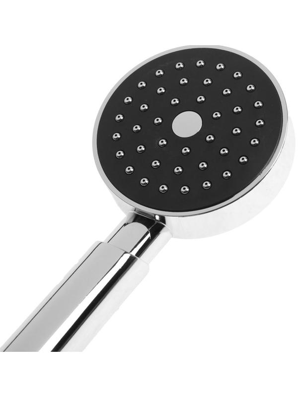 Душевая лейка ZEIN Z0114, пластик, цилиндрической формы, 1 режим, хром