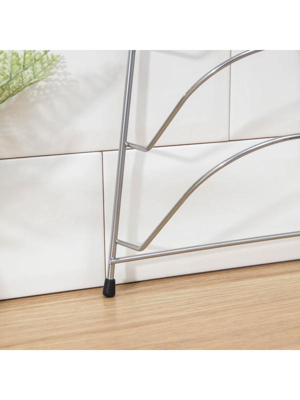 Подставка для крышек подвесная, 19,5×9×46 см, цвет хром