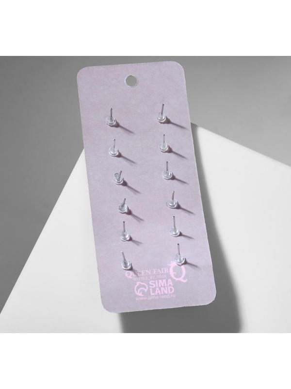 Пусеты 6 пар 