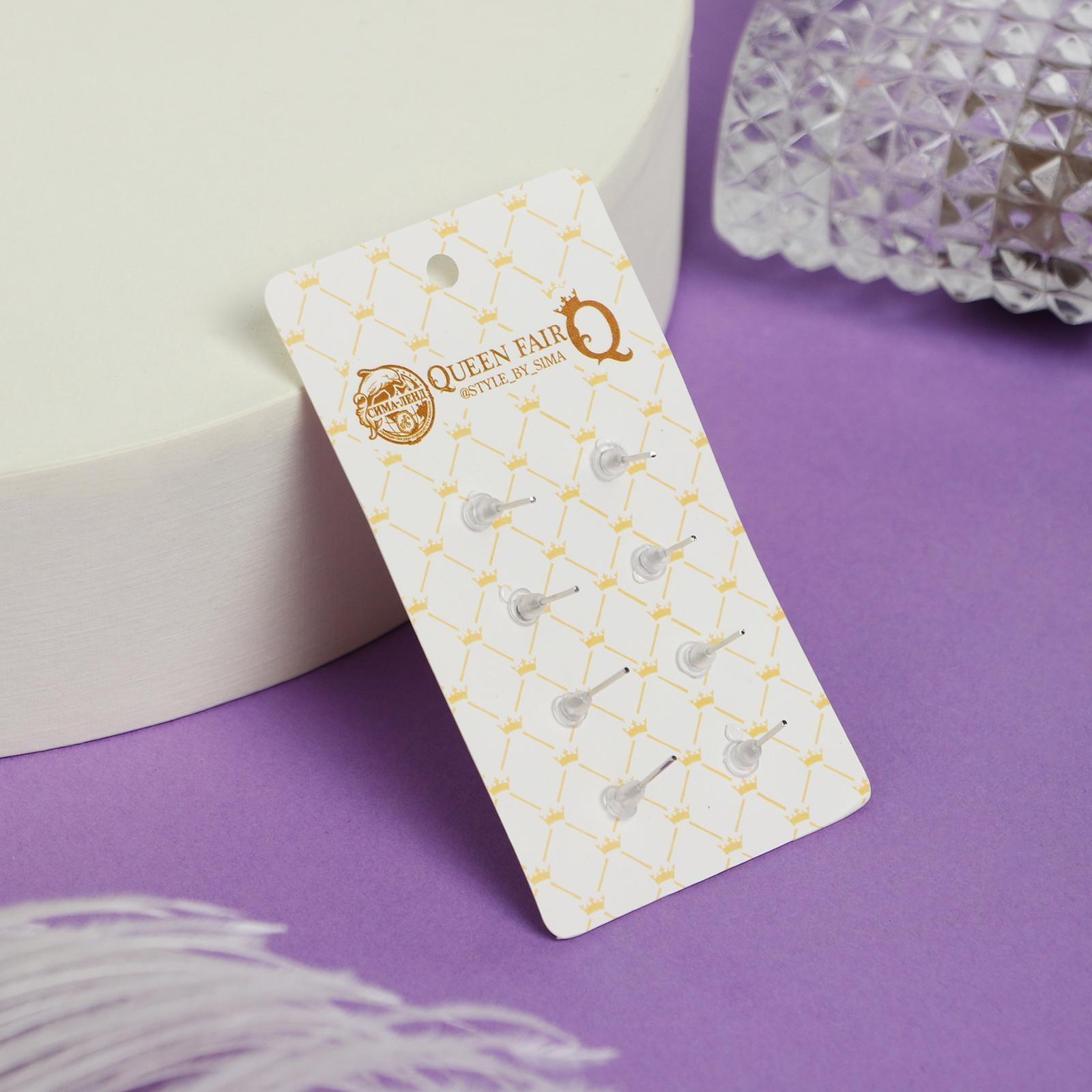 Пусеты 4 пар 