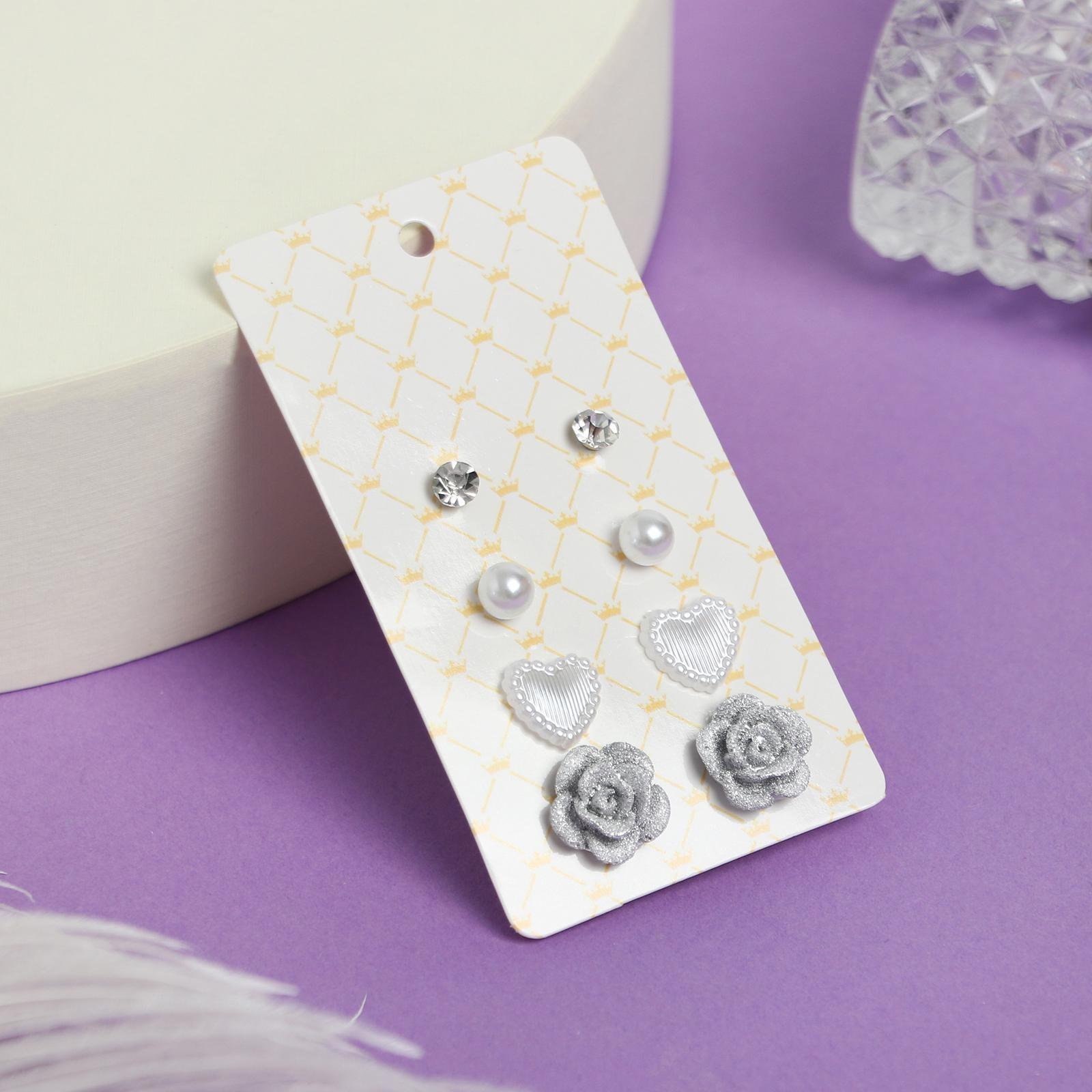 Пусеты 4 пар 