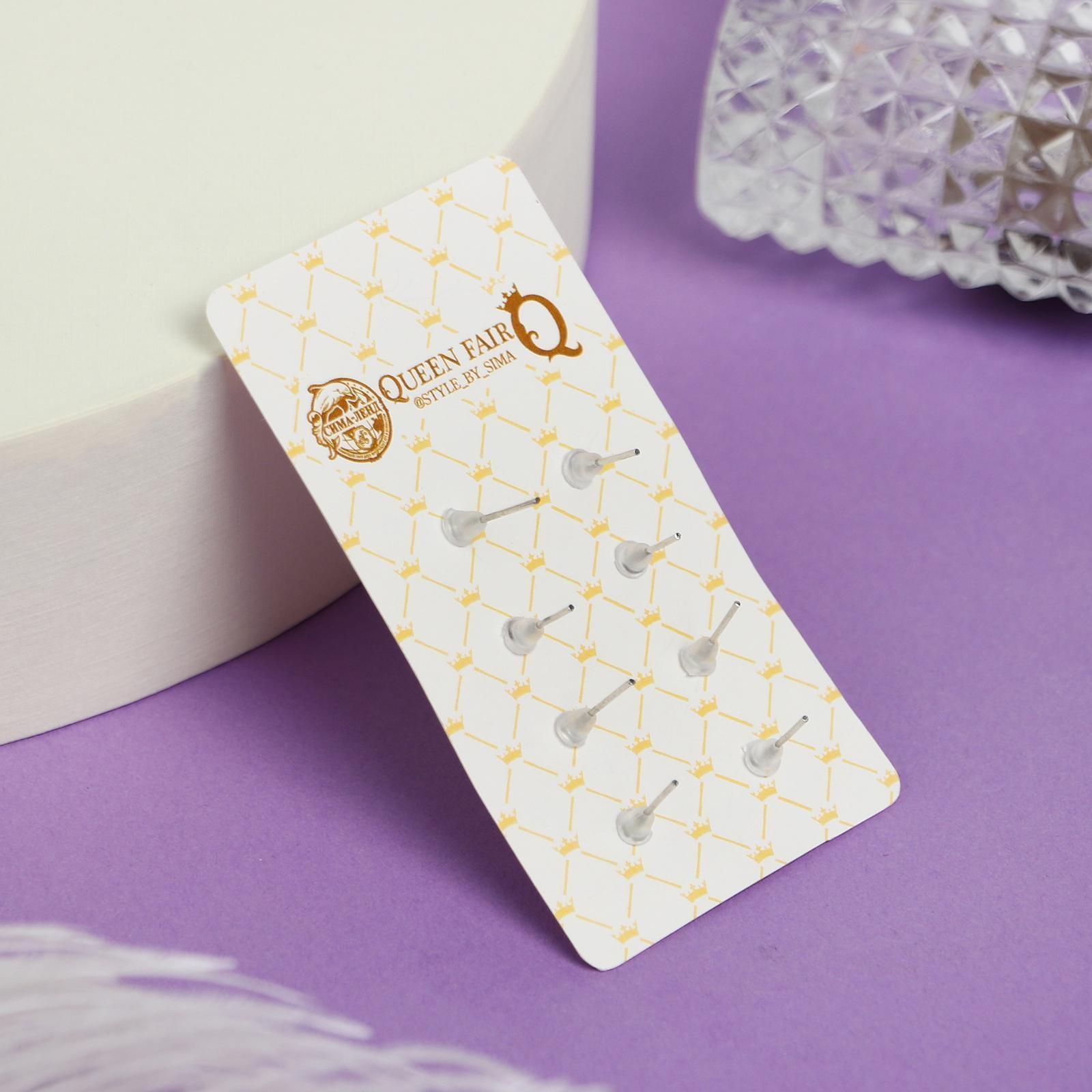 Пусеты 4 пар 