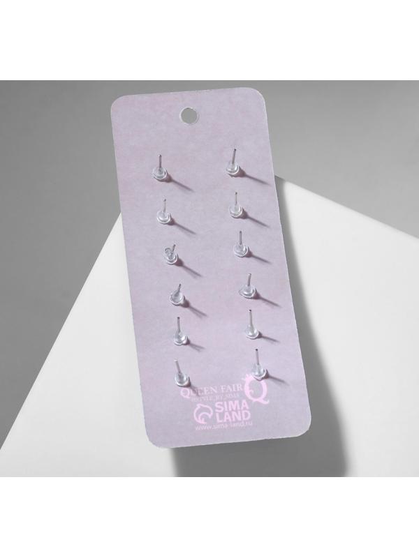 Пусеты 6 пар 