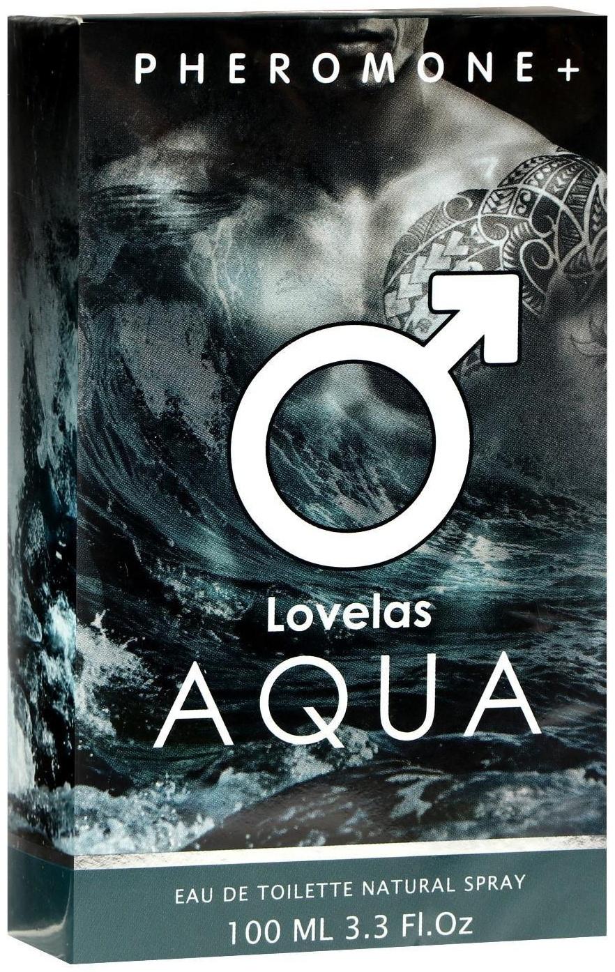 Туалетная вода мужская с феромонами Lovelas Aqua, 100 мл