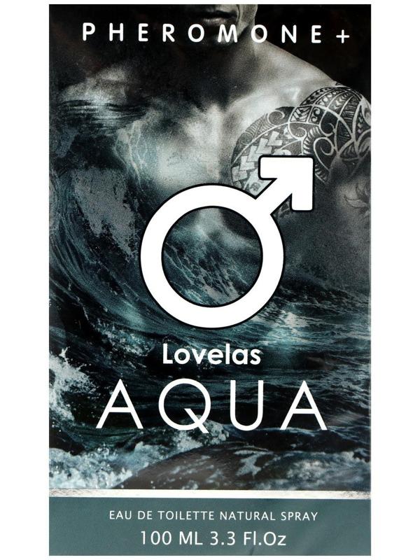 Туалетная вода мужская с феромонами Lovelas Aqua, 100 мл