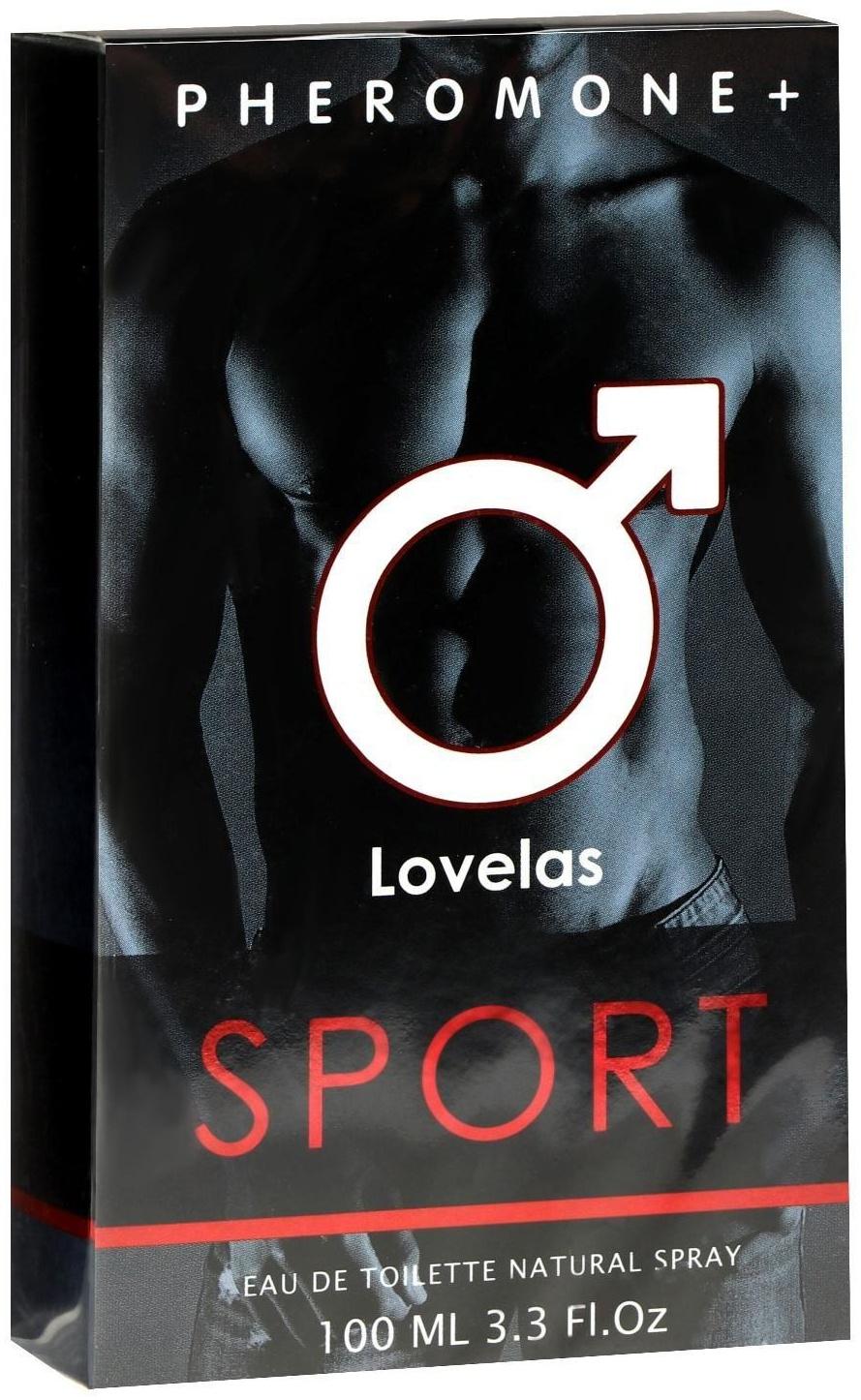 Туалетная вода мужская с феромонами Lovelas Sport, 100 мл