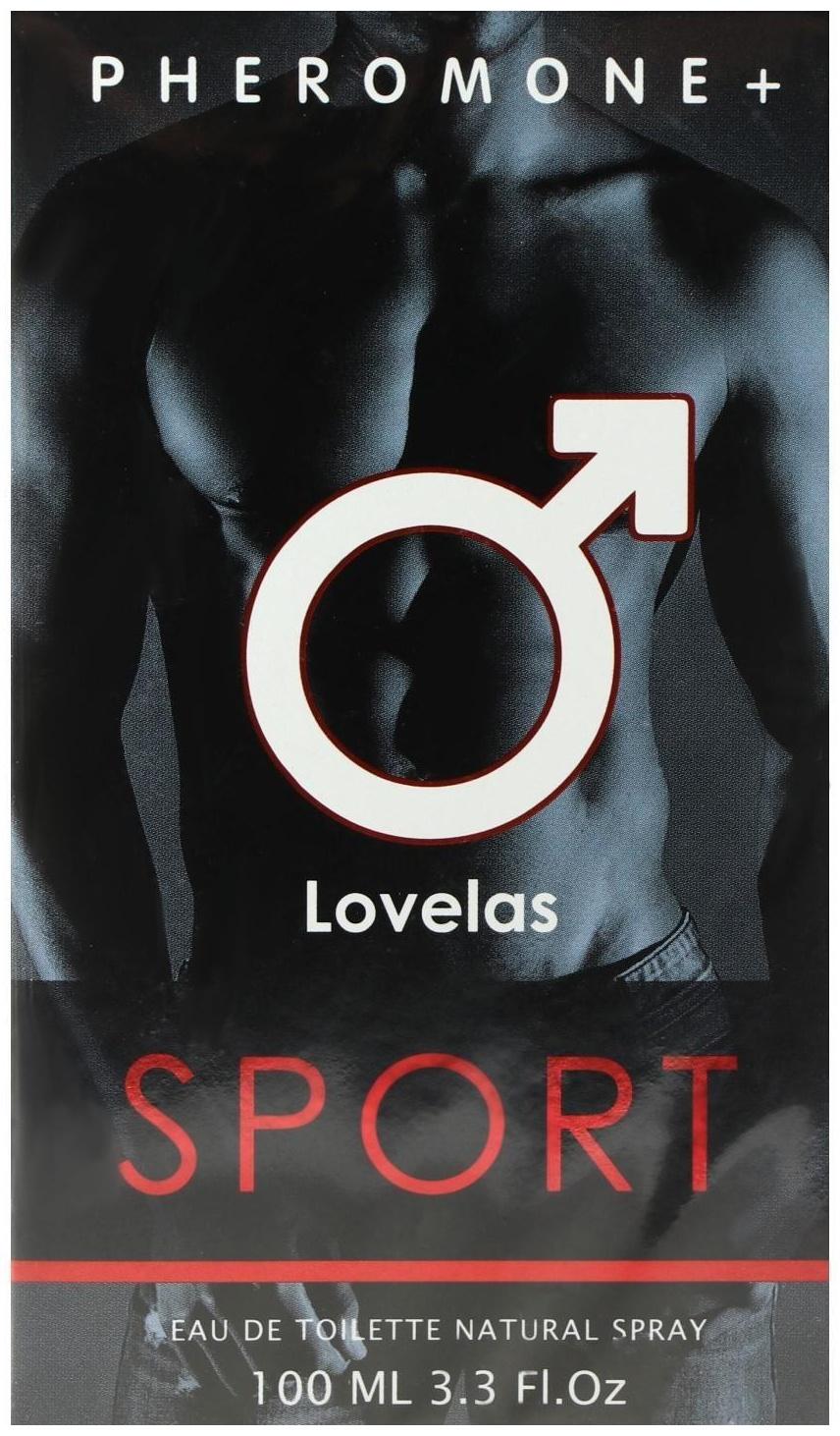 Туалетная вода мужская с феромонами Lovelas Sport, 100 мл