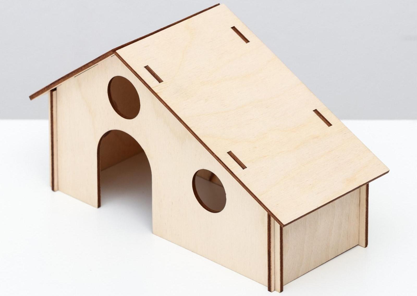 Домик для грызунов, 21,2 х 9,4 х 11,7 см