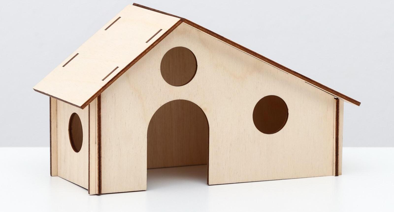 Домик для грызунов, 21,2 х 9,4 х 11,7 см