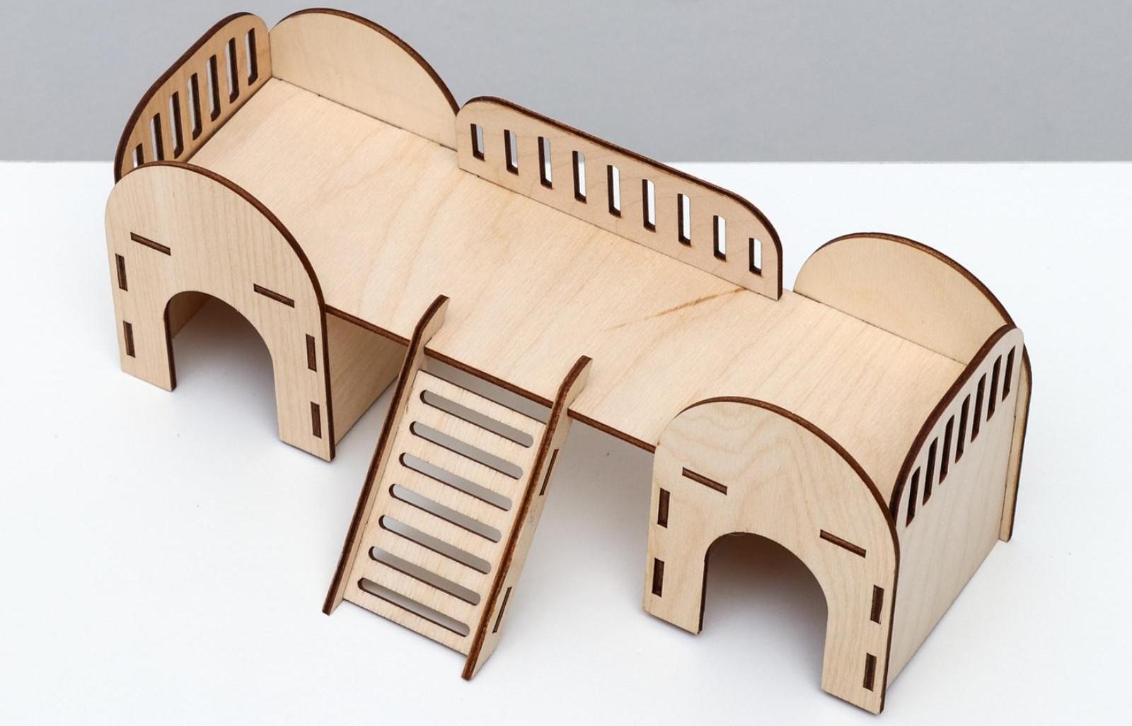 Домик для грызунов, 27 х 14 х 10 см