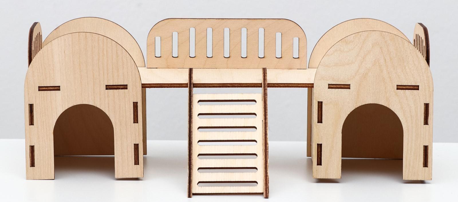 Домик для грызунов, 27 х 14 х 10 см