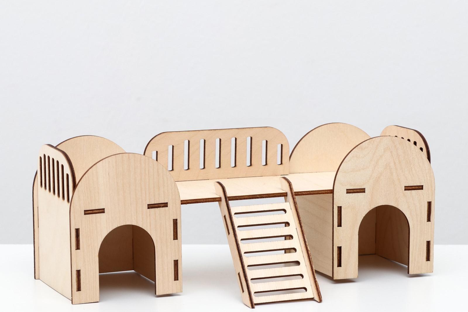 Домик для грызунов, 27 х 14 х 10 см