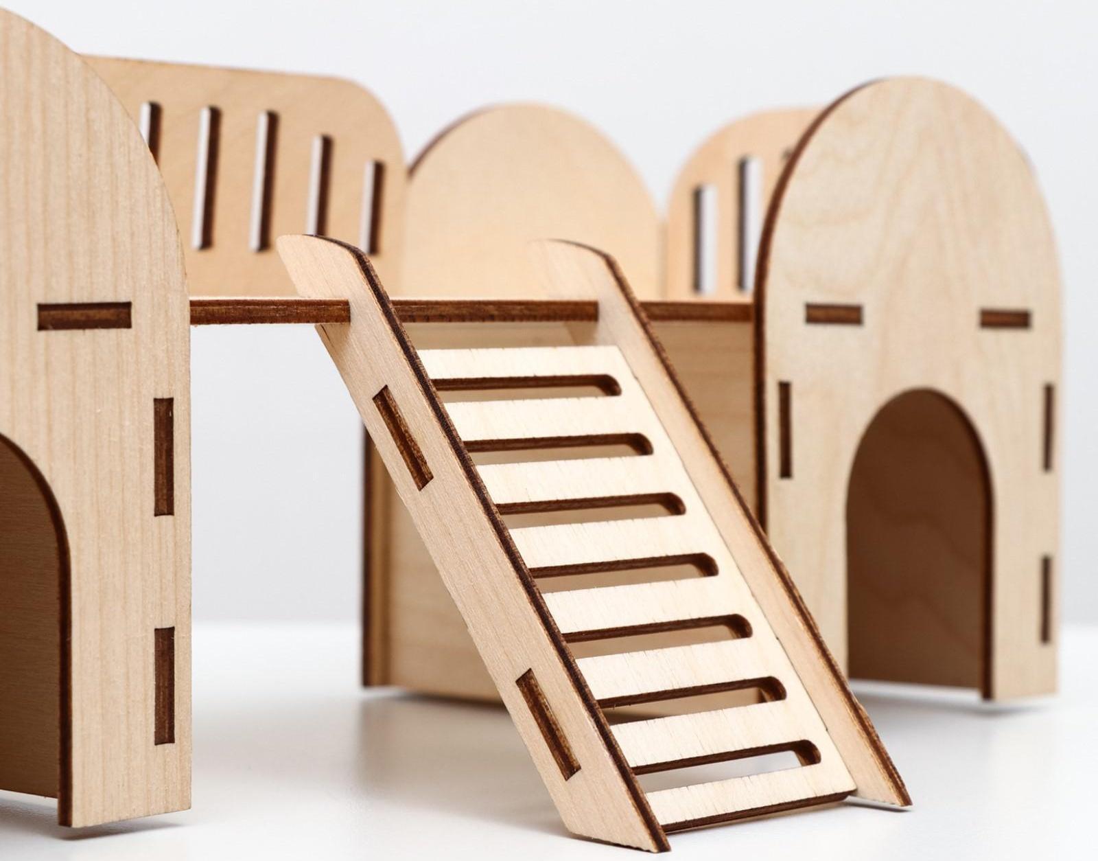 Домик для грызунов, 27 х 14 х 10 см