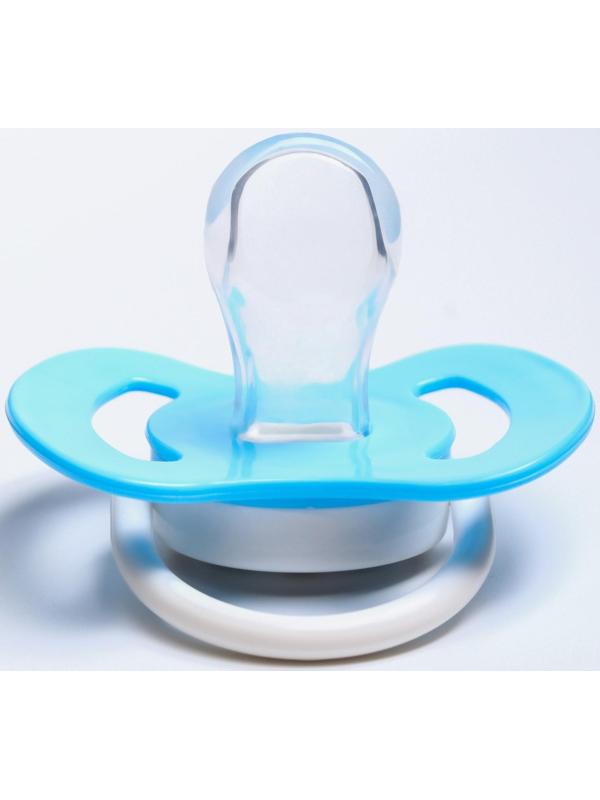 Соска-пустышка силиконовая, ортодонтическая, от 3 мес., «ТРЕНД. Пингвин»