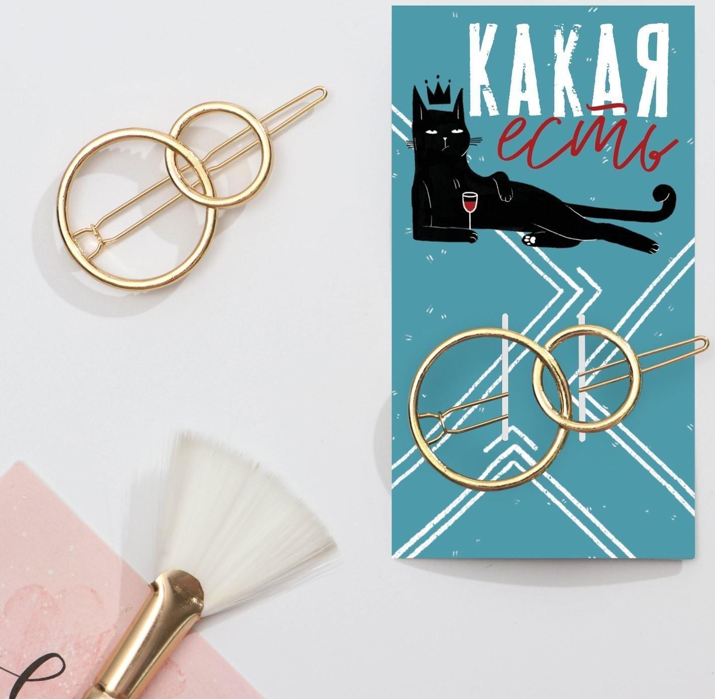 Заколка для волос формовая 