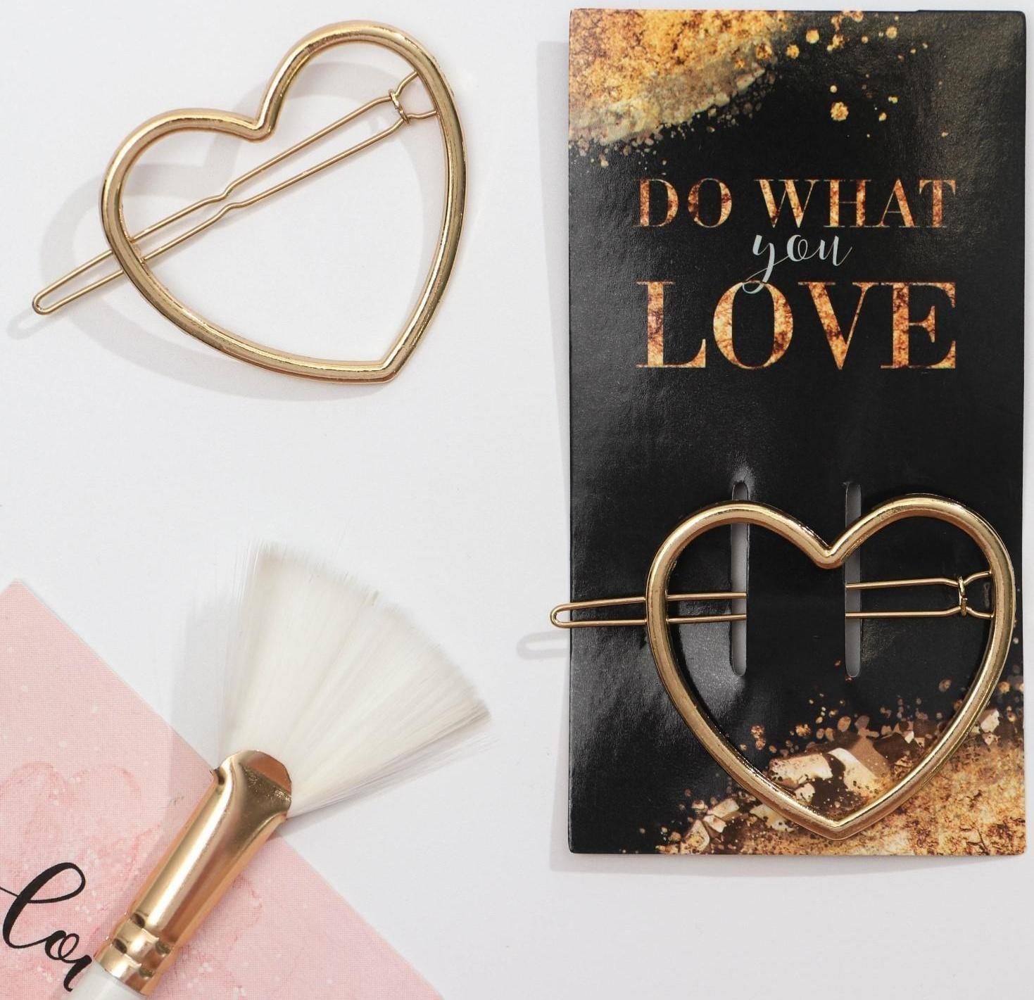 Заколка для волос формовая «Do what you love»