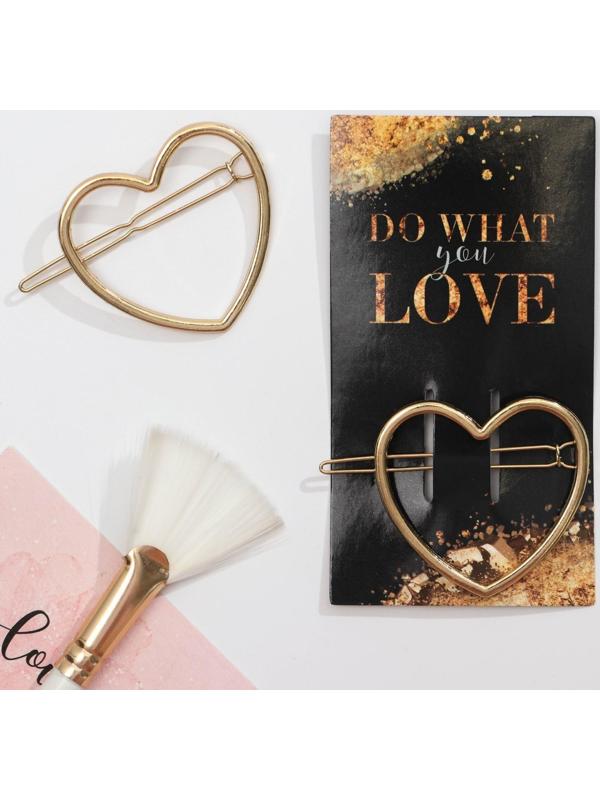 Заколка для волос формовая «Do what you love»