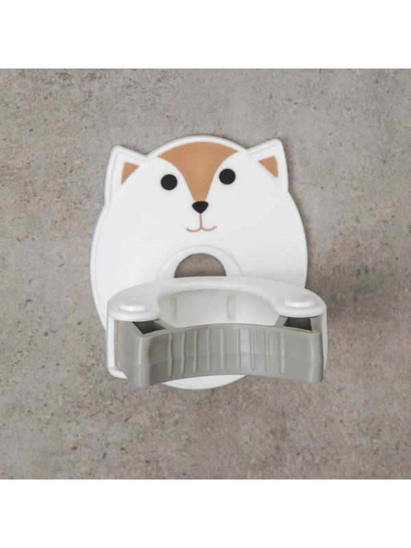 Держатель для уборочного инвентаря на липучке «Лиса», 9×7,5×5,5 см