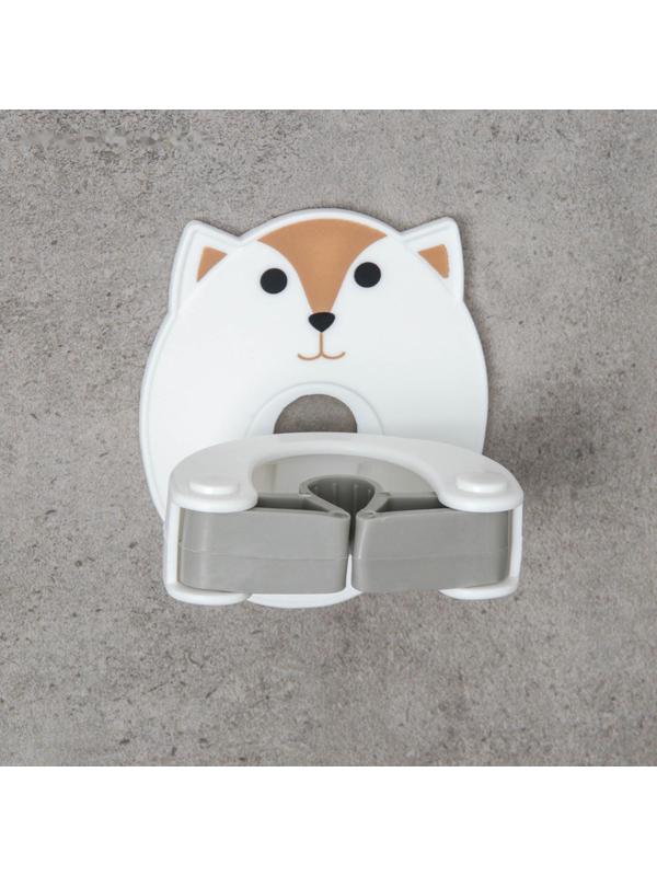 Держатель для уборочного инвентаря на липучке «Лиса», 9×7,5×5,5 см